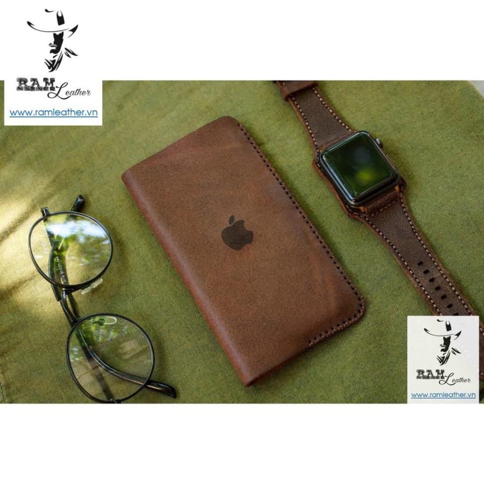 BAO DA IPHONE DA BÒ THẬT VINTAGE - IPHONE 6, 6PLUS, 7, 7 PLUS, 8, 8 PLUS, X, XS, XSMAX, IP 11, IP 11 PROMAX. SE . | BigBuy360 - bigbuy360.vn