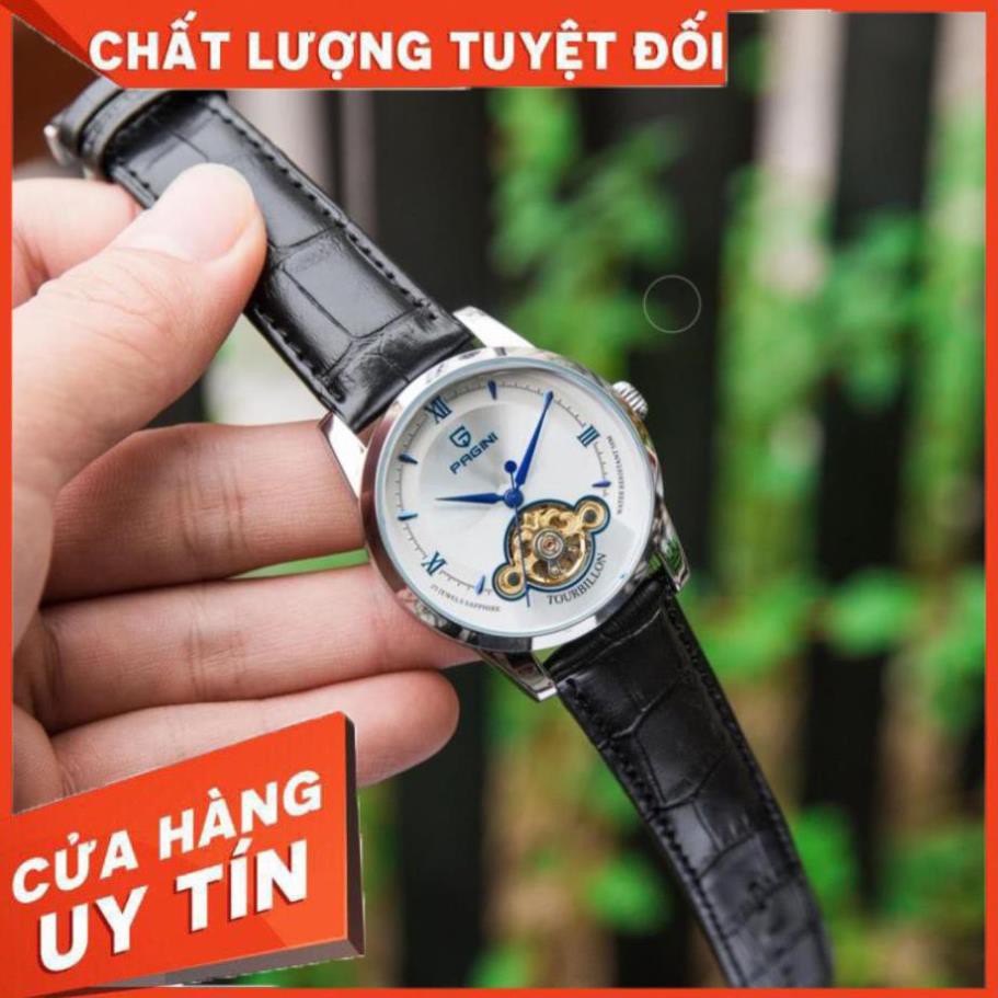 [Chính Hãng 100%] Đồng Hồ Nam PAGINI PA19966 - Đồng hồ cơ automatic lộ máy hàng chính hãng, Bảo hành 5 năm