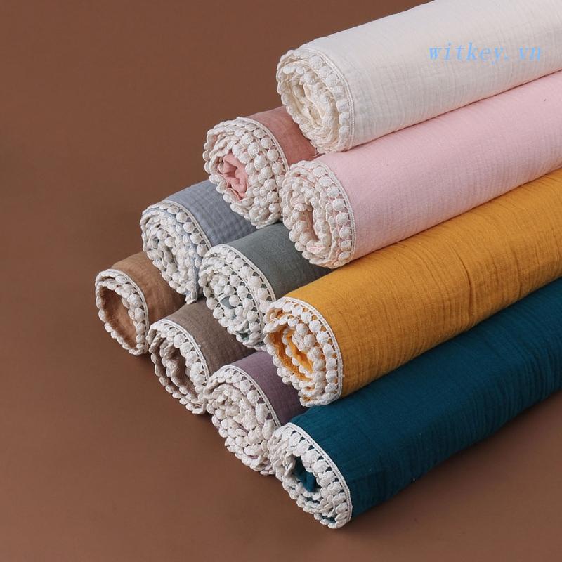 Chăn Vải Lụa Muslin Mềm Mại Kích Thước Lớn 47X47 in