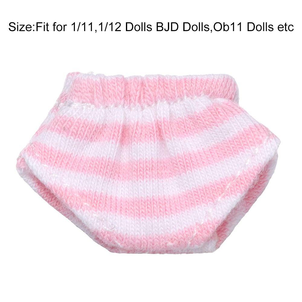 BEBETTERM Quần Lót Vải Cotton Phối Ren Xinh Xắn Cho Búp Bê