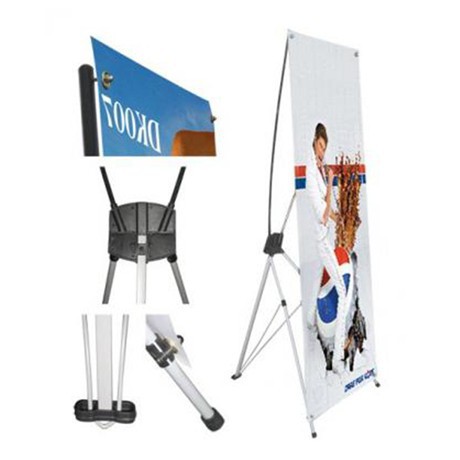 Khung standee 80x180cm treo banner chữ X cường lực siêu bền