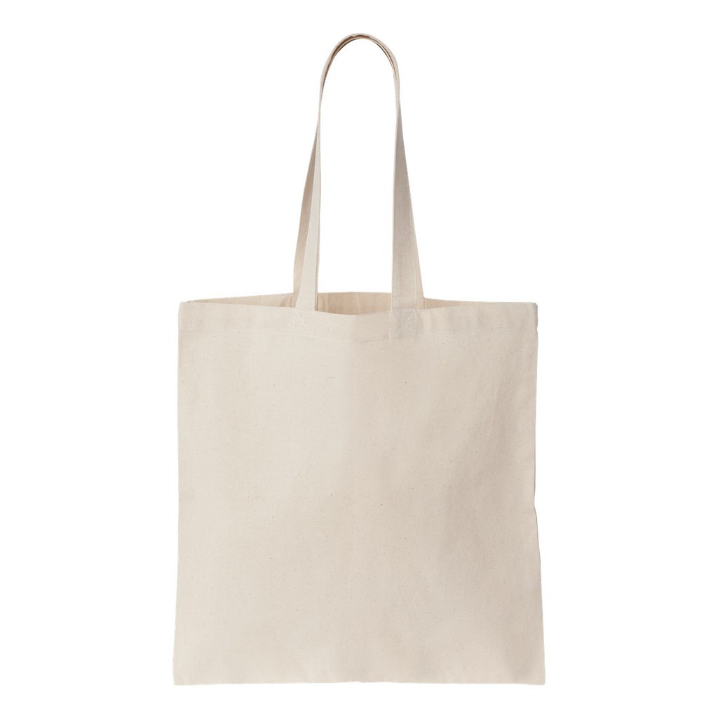 Combo 99c túi tote canvas trắng kem trơn