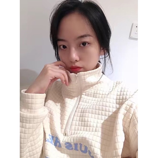 Áo hoodie LOUIS HEART chữ thêu style Hàn