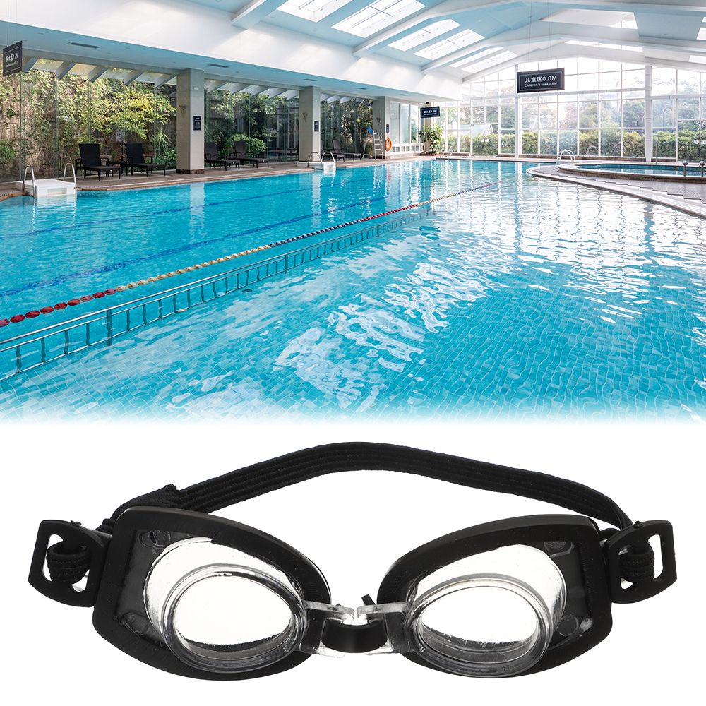 Kính bơi gọng nhựa màu đen phong cách thể thao sáng tạo cho búp bê tỉ lệ 1/6