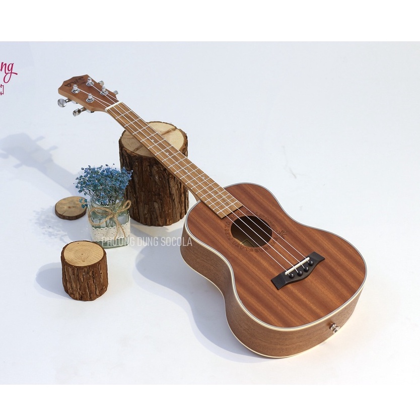 Đàn Ukulele Gỗ chính hãng BWS Size Tenor viền body