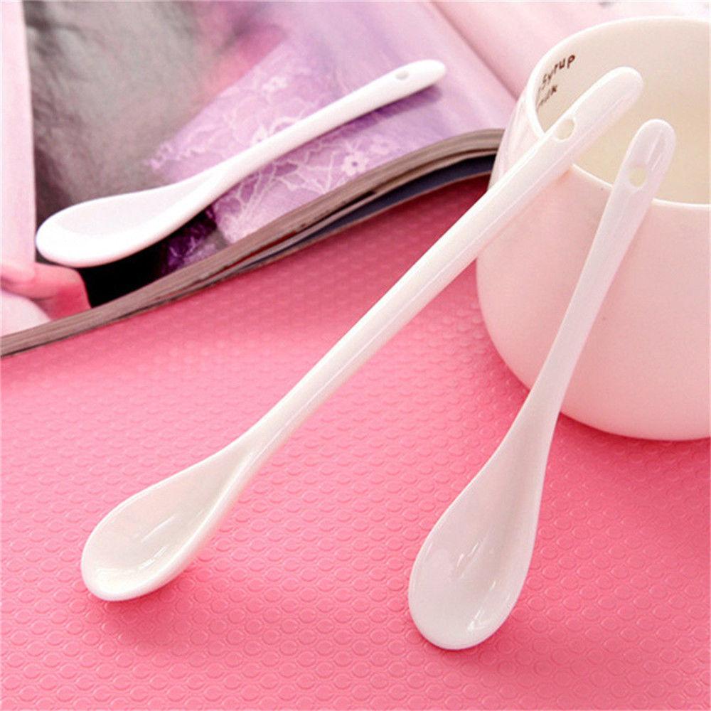 Set 1 / 3 Muỗng Cà Phê / Trà / Món Tráng Miệng Bằng Sứ Cao Cấp