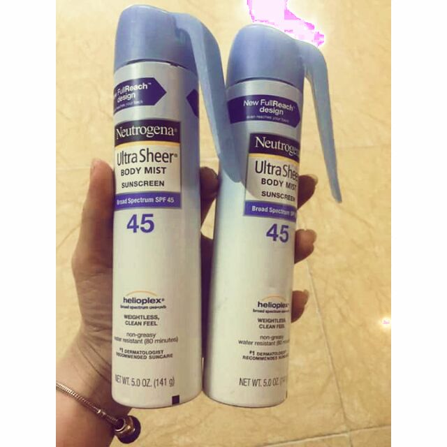 Kem chống nắng dạng xịt Neutrogena