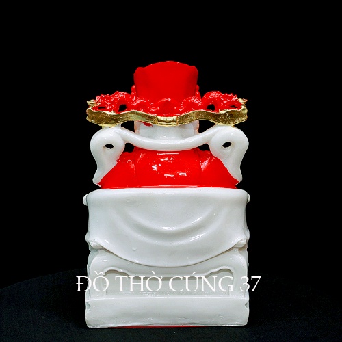 [ Cao 20cm , 25 cm [ TƯỢNG  THẦN TIỀN MÀU ĐỎ  [ COMPOSITE + BỘT ĐÁ ]