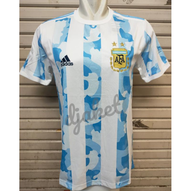 Áo Thun Đá Banh Đội Tuyển Argentina Home 20 21 2020 2021