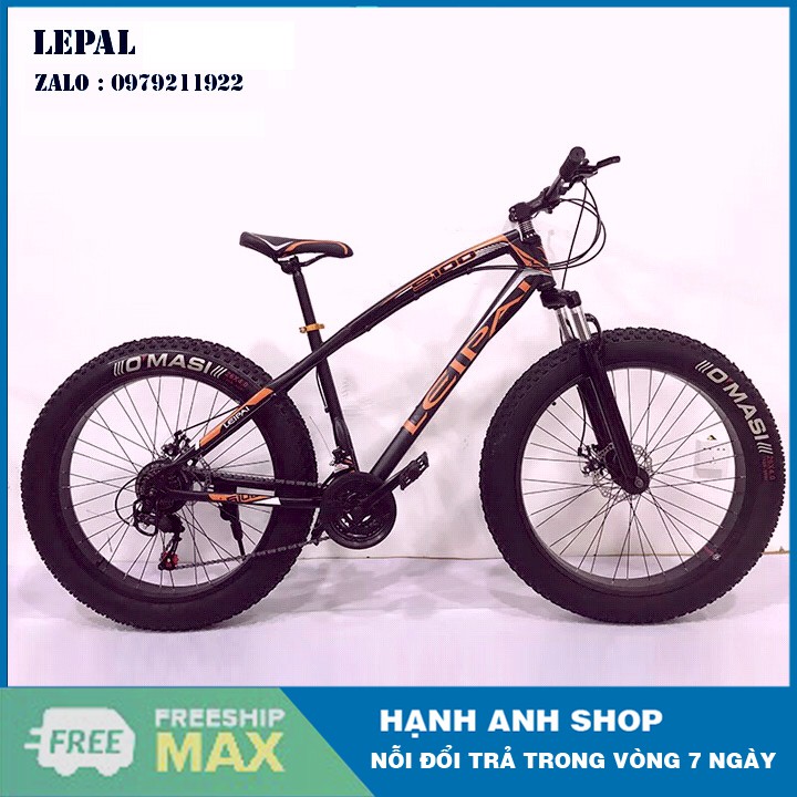 Xe đạp thể thao leo núi bánh béo LEIPAN 26inch/4.0 - Nhập khẩu đài loan - Bảo hành 12 tháng