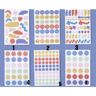 Miếng dán/ Sticker nhiều màu sắc đa dạng