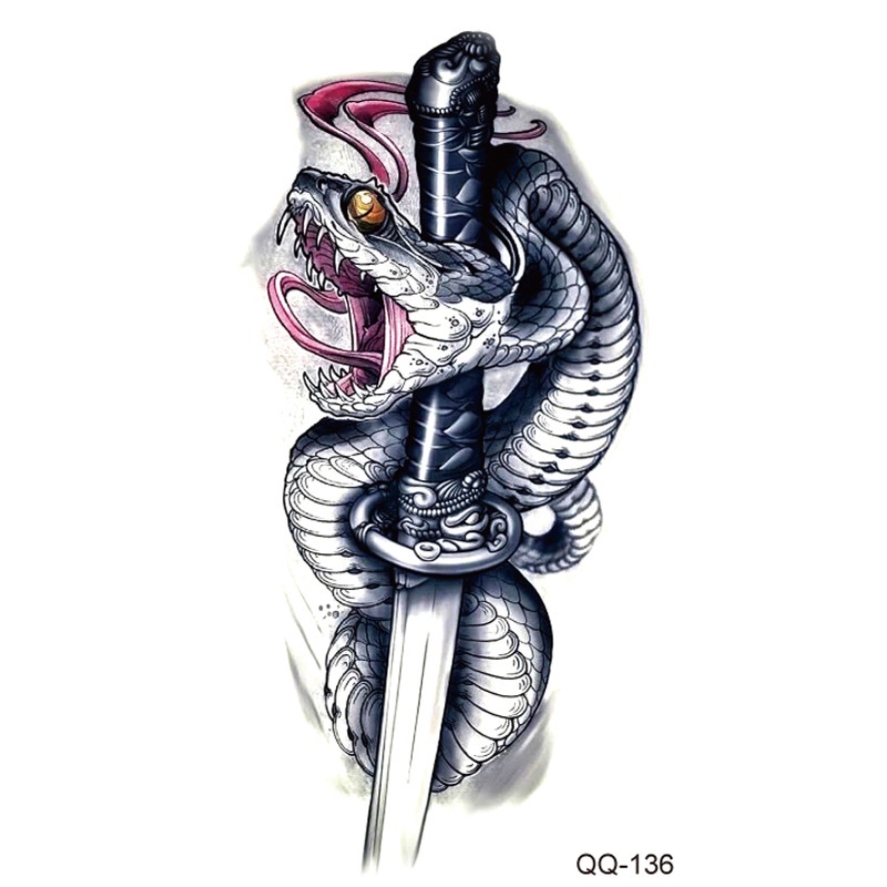 Hình Xăm Dán Tạm Thời Chống Nước Lâu Trôi 2 Tuần; 10Cmx6Cm; 160