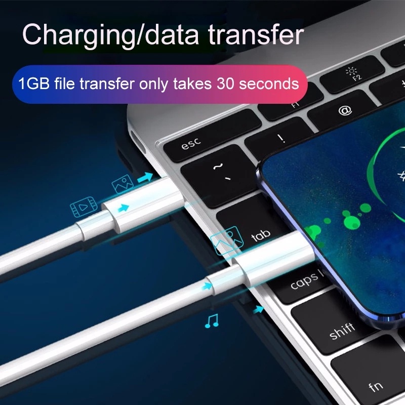 Dây Cáp Sạc Nhanh 25Cm/1m/2m Type-C Sang Usb C Cho tablet táo Pro