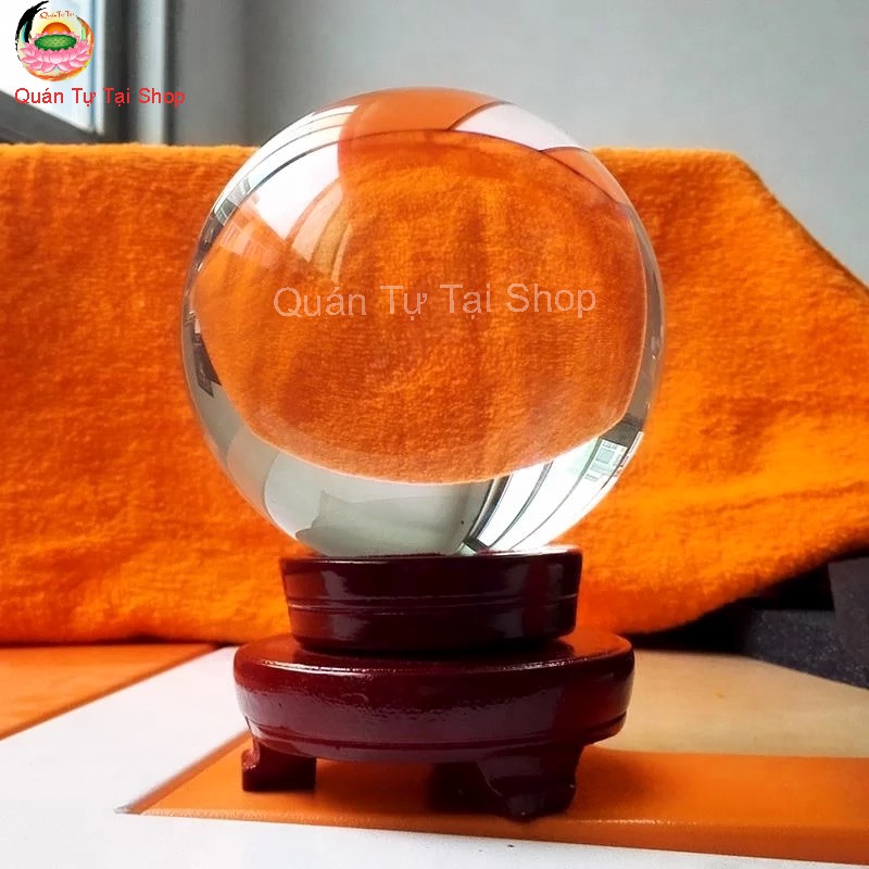 Quả cầu phong thủy pha lê, hóa giải hung sát, kích tài lộc- quả cầu phong thủy