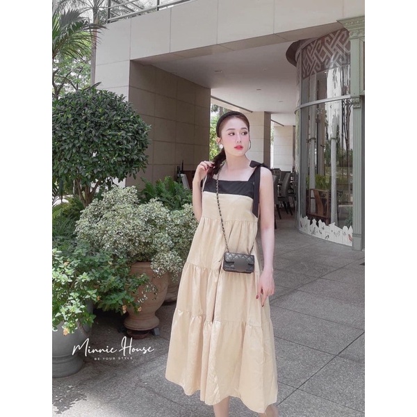 [Siêu Hot] Váy Maxi Be 2 Dây Buộc Nơ, Đầm Nữ Dáng Dài Siêu Xinh Có Ảnh Thật Kèm Video