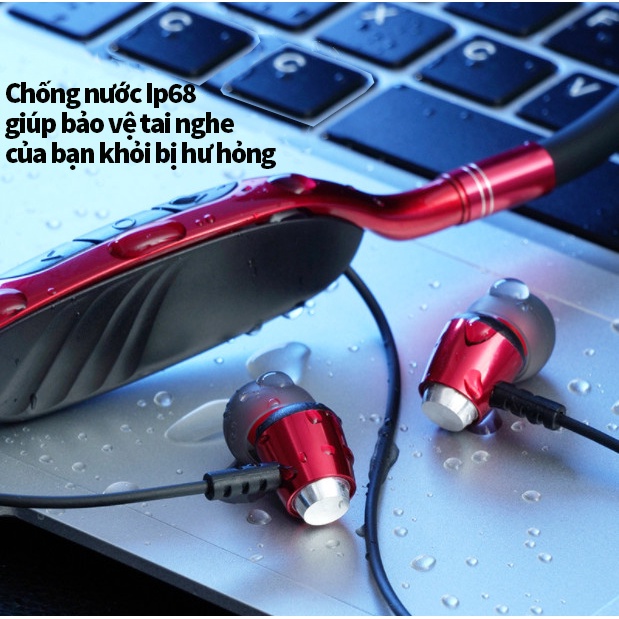 Tai nghe thể thao bluetooth 5.0 PIN TRÂU D01 - HÀNG NHẬP KHẨU