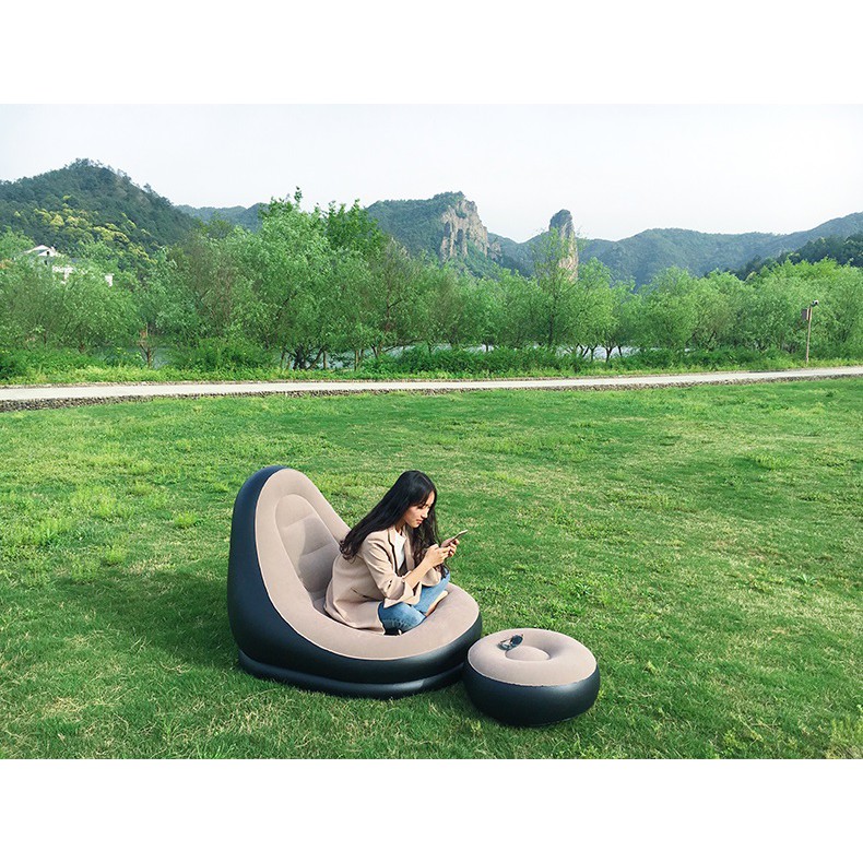 Ghế hơi, Ghế sofa hơi tựa lưng có bơm điện 2 chiều, tải trọng 150kg