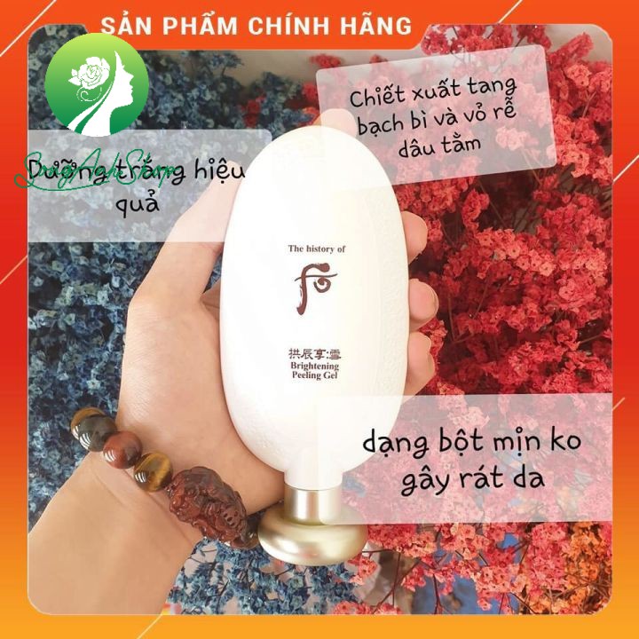 [TÁCH SÉT NO BOX] Tẩy tế bào chết dạng kỳ làm sáng da Whoo Brightening Peeling Gel 100ml