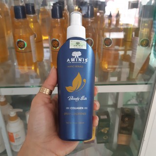 Xịt dưỡng tóc aminis collagen 220ml