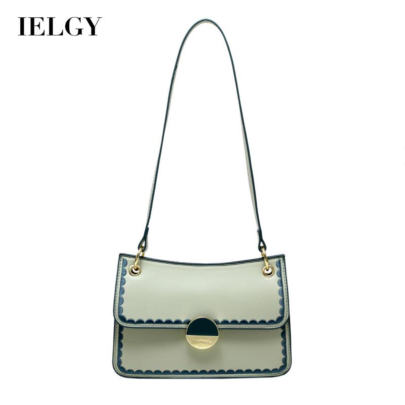IELGY Túi Đeo Vai Thêu Họa Tiết Phong Cách Hàn Quốc Thời Trang Cho Nữ