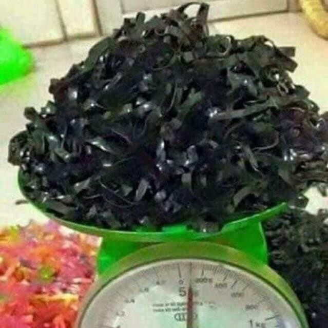 Dây Chun Buộc Tóc 100 Gam Mầu Đen Hoặc Nhiều Mầu