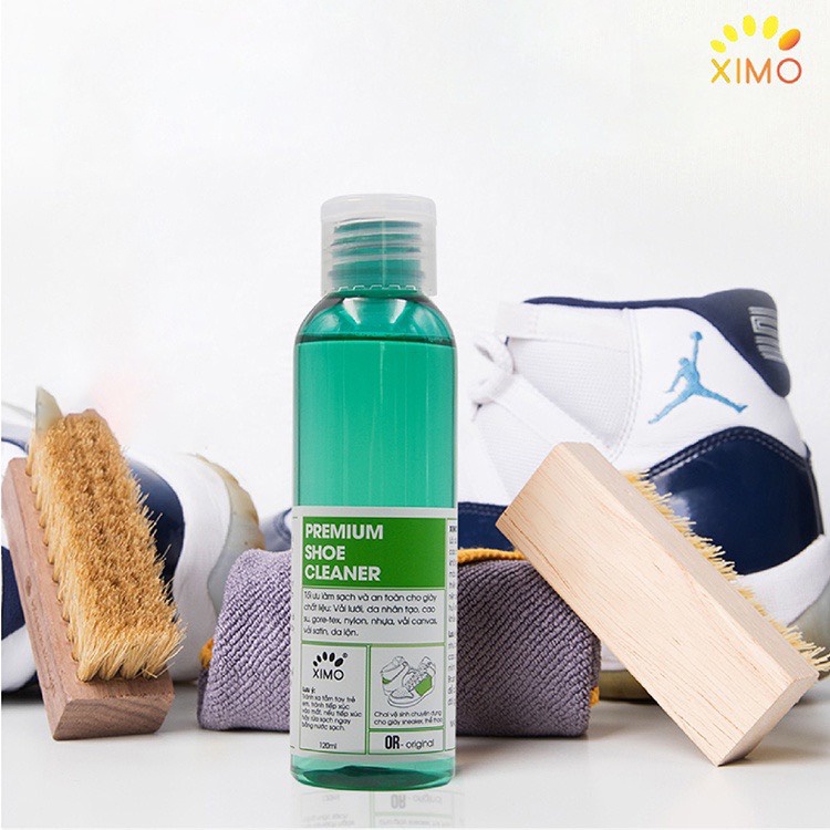 Chai Dung Dịch Vệ Sinh Giày Sneaker Prenium Shoe Cleaner 120ml Làm Sạch Chuyên Sâu XXI05