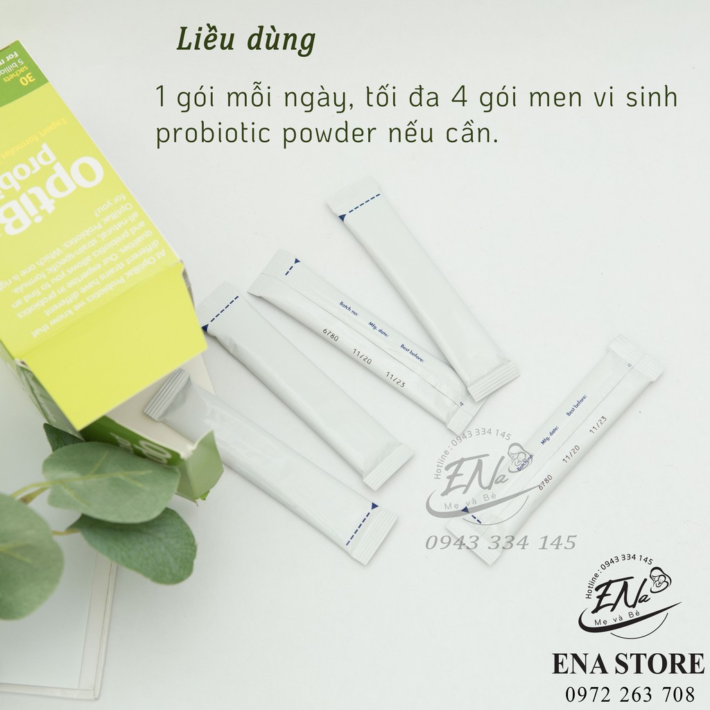 Men vi sinh chất xơ OptiBac Probiotics