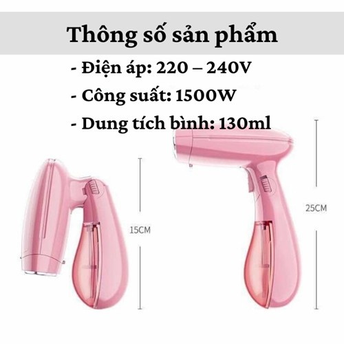 Bàn là hơi mini - bàn ủi hơi nước cầm tay gáp gọn  cao cấp