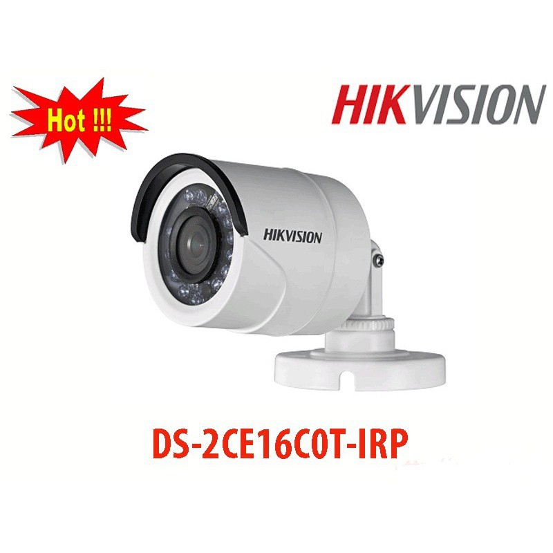 Camera thân trụ TVI HikVision DS-2CE16C0T-IRP - CAM KẾT CHÍNH HÃNG