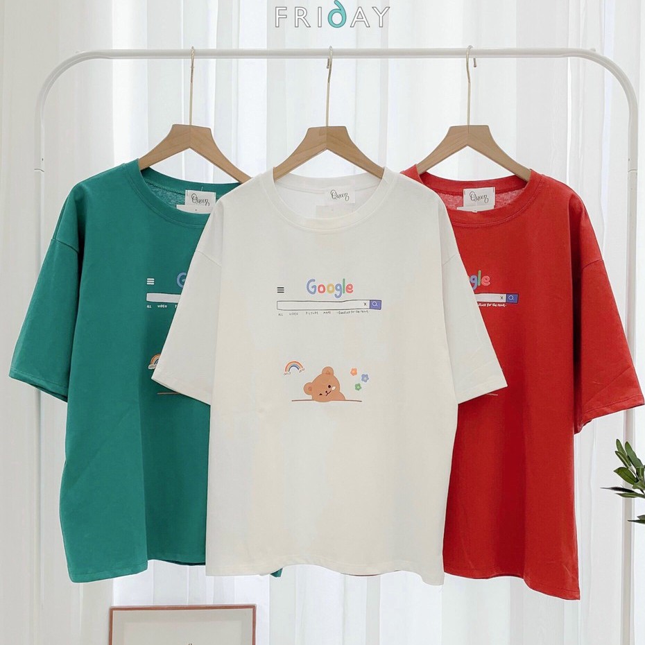 Áo phông hình gấu google Friday