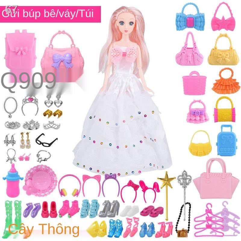 Imengsi Barbie Princess một bộ váy yêu thích cưới búp bê cô gái ăn mặc đồ chơiC