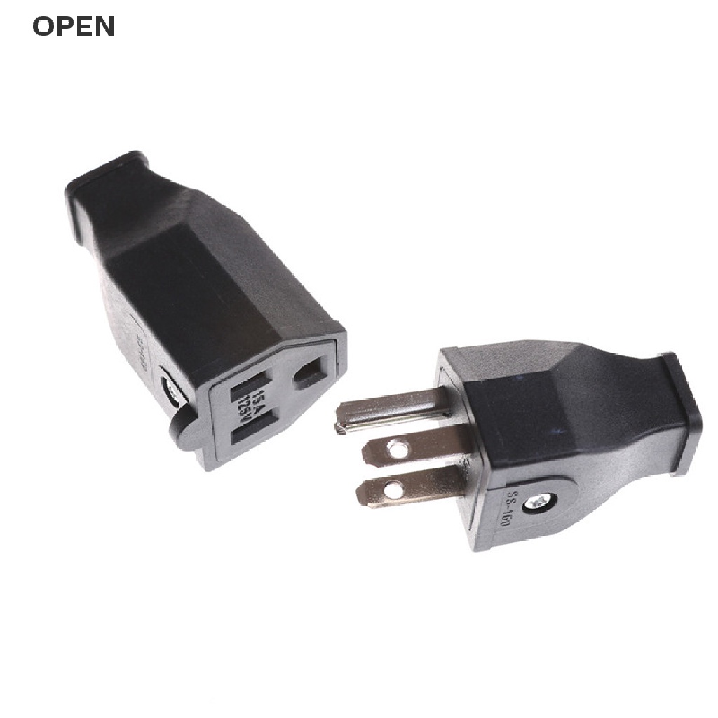 Dây Cắm Nguồn AC 125V 15A 3 Pin Hiệu Suất Cao 0 0 0 0 0