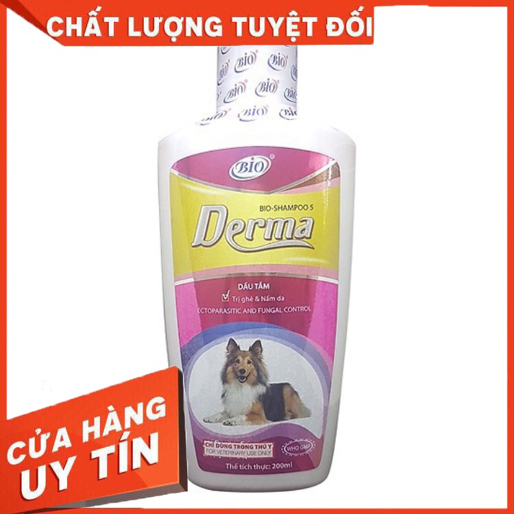Sữa Tắm Bio Derma  Trị Ghẻ, Nấm Da Chó Mèo