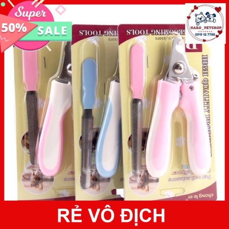 BỘ KỀM VÀ DŨA CẮT MÓNG CHO CHÓ LỚN