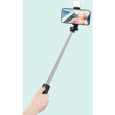 Gậy Chụp Hình 3 Chân Có Đèn F210s,,,,