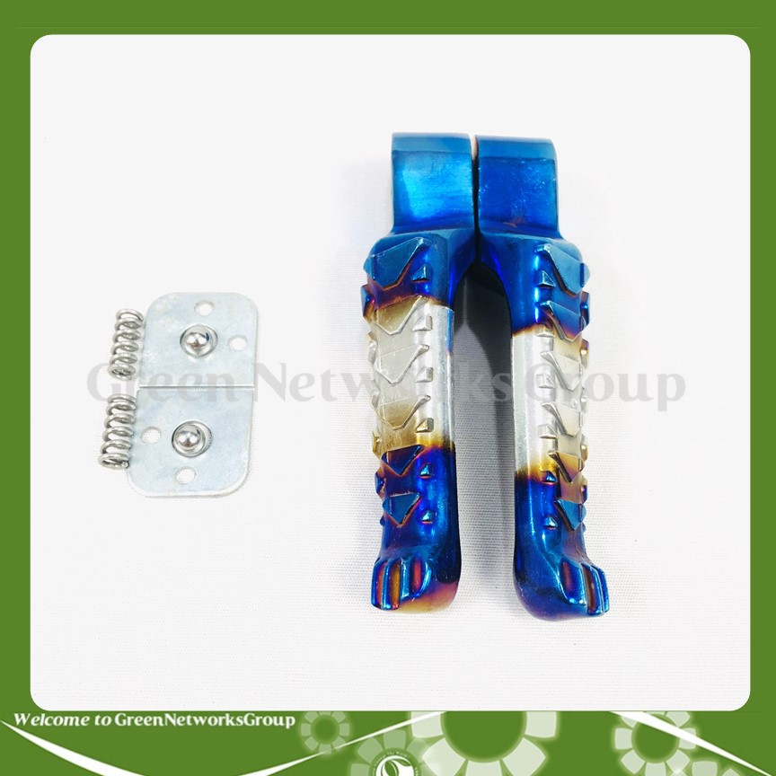 Gác chân sau màu Titan kiểu móng vuốt dành cho xe máy Greennetworks