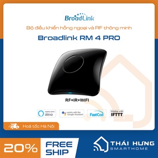 Mua Bộ điều khiển trung tâm Broadlink Rm Pro 4 2020 / Rm 4C Pro  - điều khiển sóng RF + IR - kết nối được cảm biến thêm.