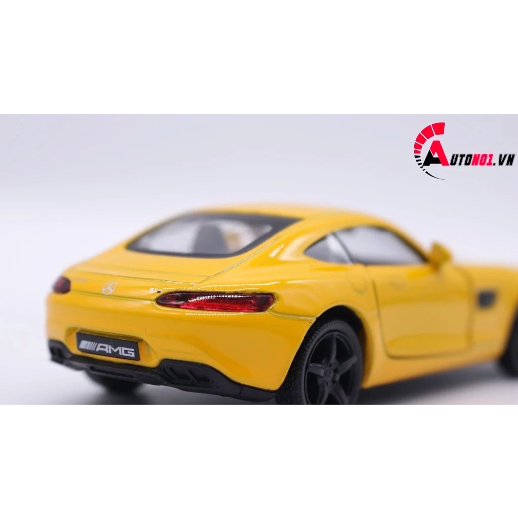 MÔ HÌNH XE MERCEDES BENZ AMG GTS YELLOW 1:36 SCALE MODEL 7722