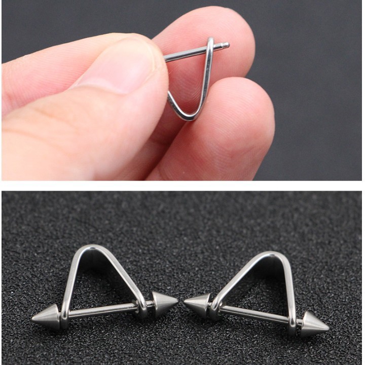 Bông Tai Nam Titan Không Đen TT 1367 - 1 cặp