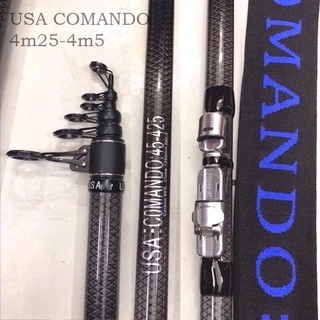 Cần Câu Máy Câu Lục Cacbon USA Comando xoắn X 2 da độ cứng 45 chuyên câu hàng khủng giá rẻ