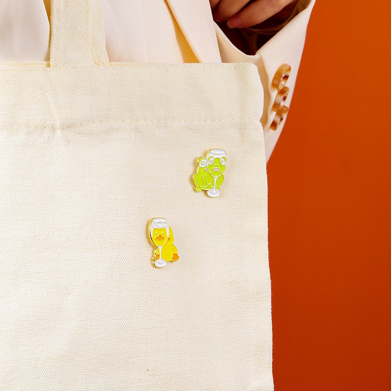 Ghim Cài Áo Hình Động Vật Hoạt Hình Đáng Yêu