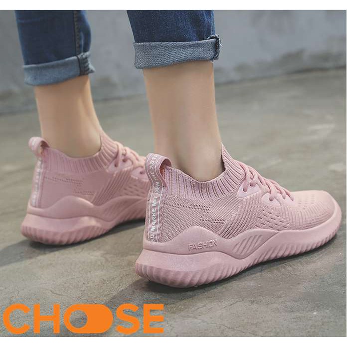[Mã FAGREEN245 giảm 10% tối đa 30k đơn từ 99k] Giày Nữ Sneaker Choose Vải Cột Dây Siêu Nhẹ Thoáng Khí Tăng Chiều Cao | BigBuy360 - bigbuy360.vn