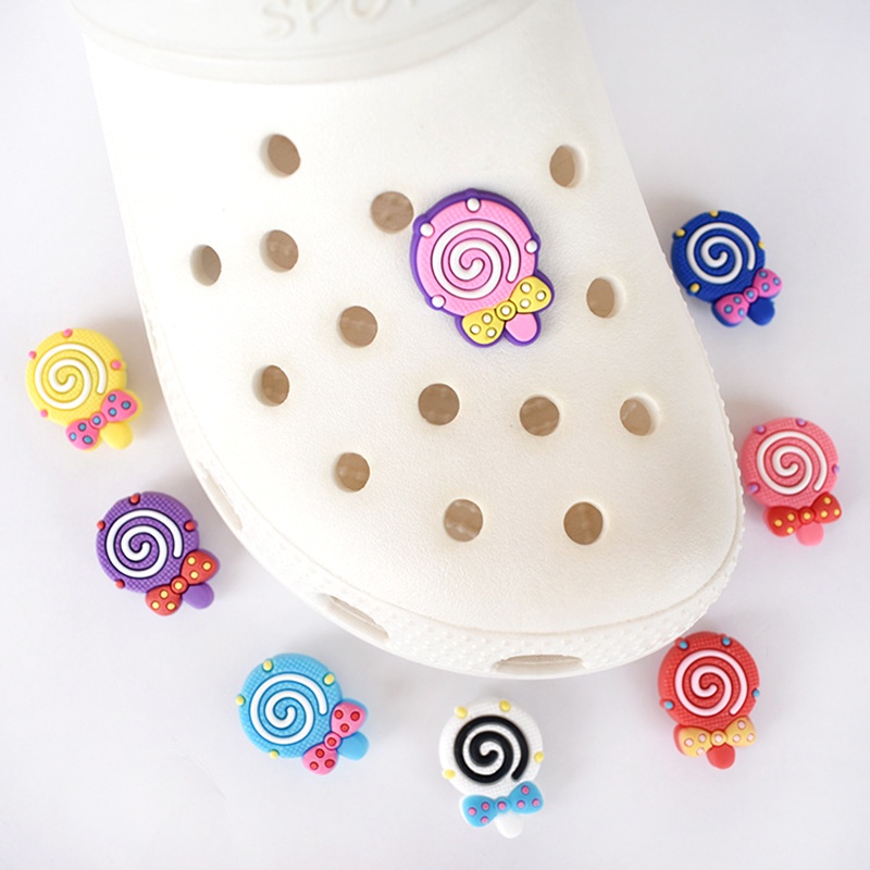 Phụ Kiện Trang Trí Giày Crocs Thiết Kế Hình Hoa Độc Đáo Xinh Xắn