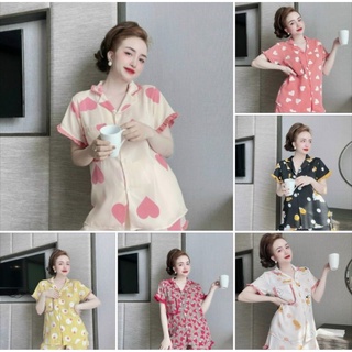 (BỘ NỮ 40-58KG) BỘ PIJAMA ĐÙI NỮ LỤA MANGO LOẠI 1