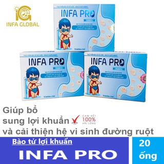 |Bào tử lợi khuẩn INFA PRO - Men vi sinh thế hệ mới cho trẻ biếng ăn, táo bón, chậm lớn