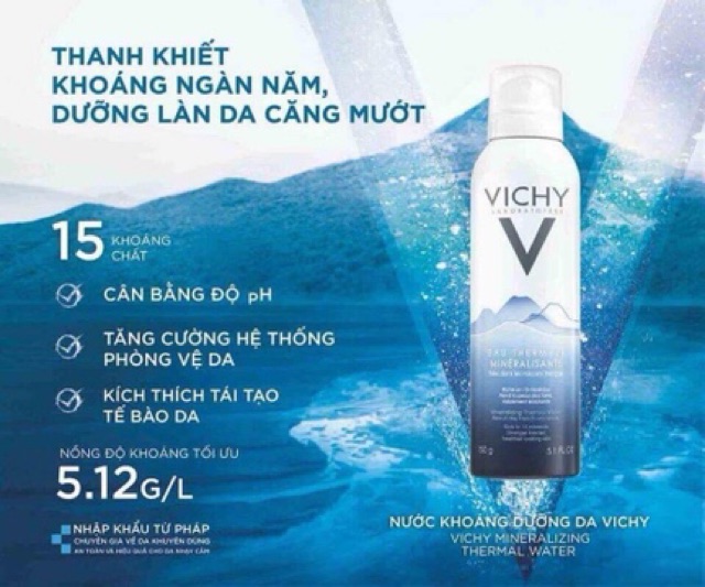 Xịt khoáng vichy