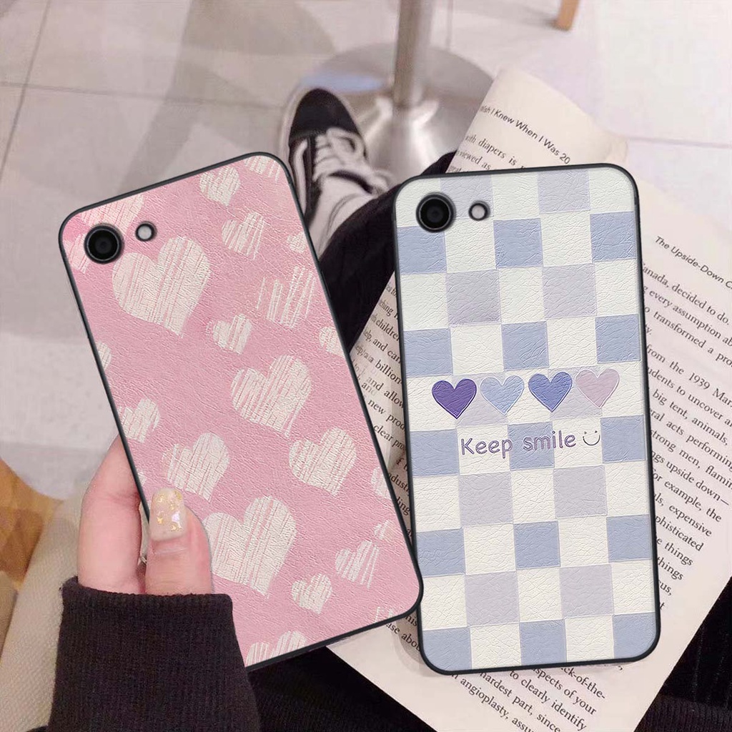 Ốp Vivo Y81 / Y83 caro trái tim cá tính, thời trang siêu đẹp, siêu phong cách