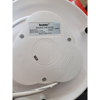 Bình siêu tốc Benny BJ17 1.7L