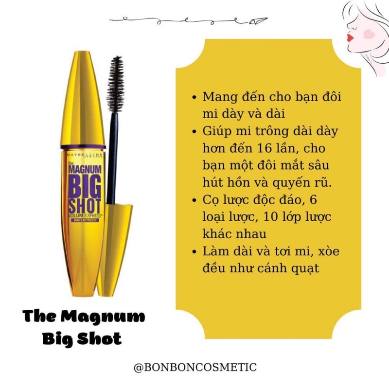 [BILL US] MASCARA MAYBELLINE có sẵn