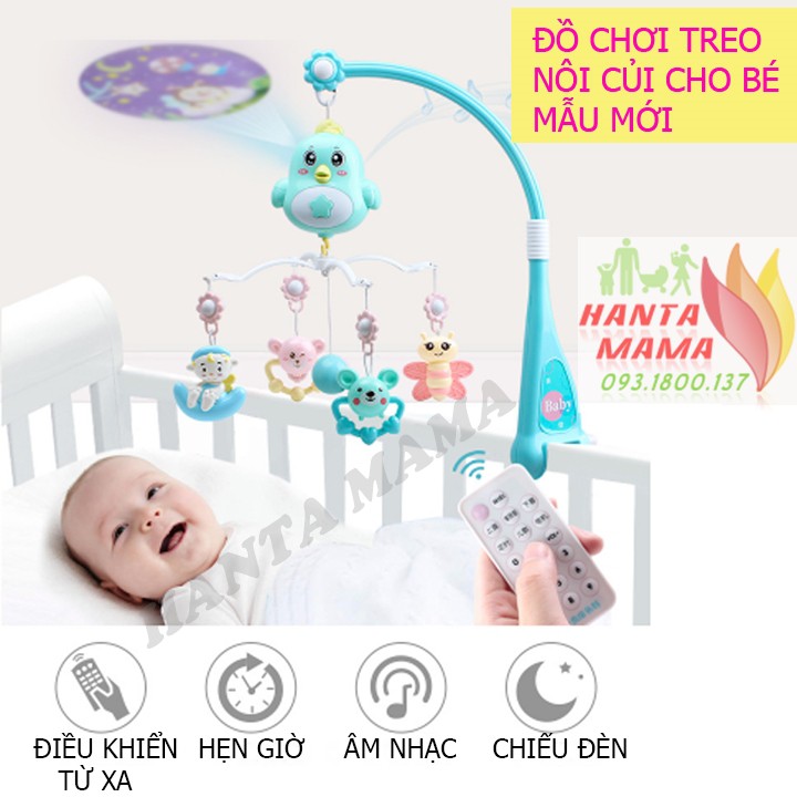 Free Ship  Đồ chơi treo nôi nũi cho bé tự xoay, Đồ chơi kích thích thị giác